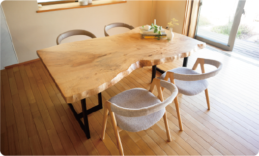 銘木一枚板フェア